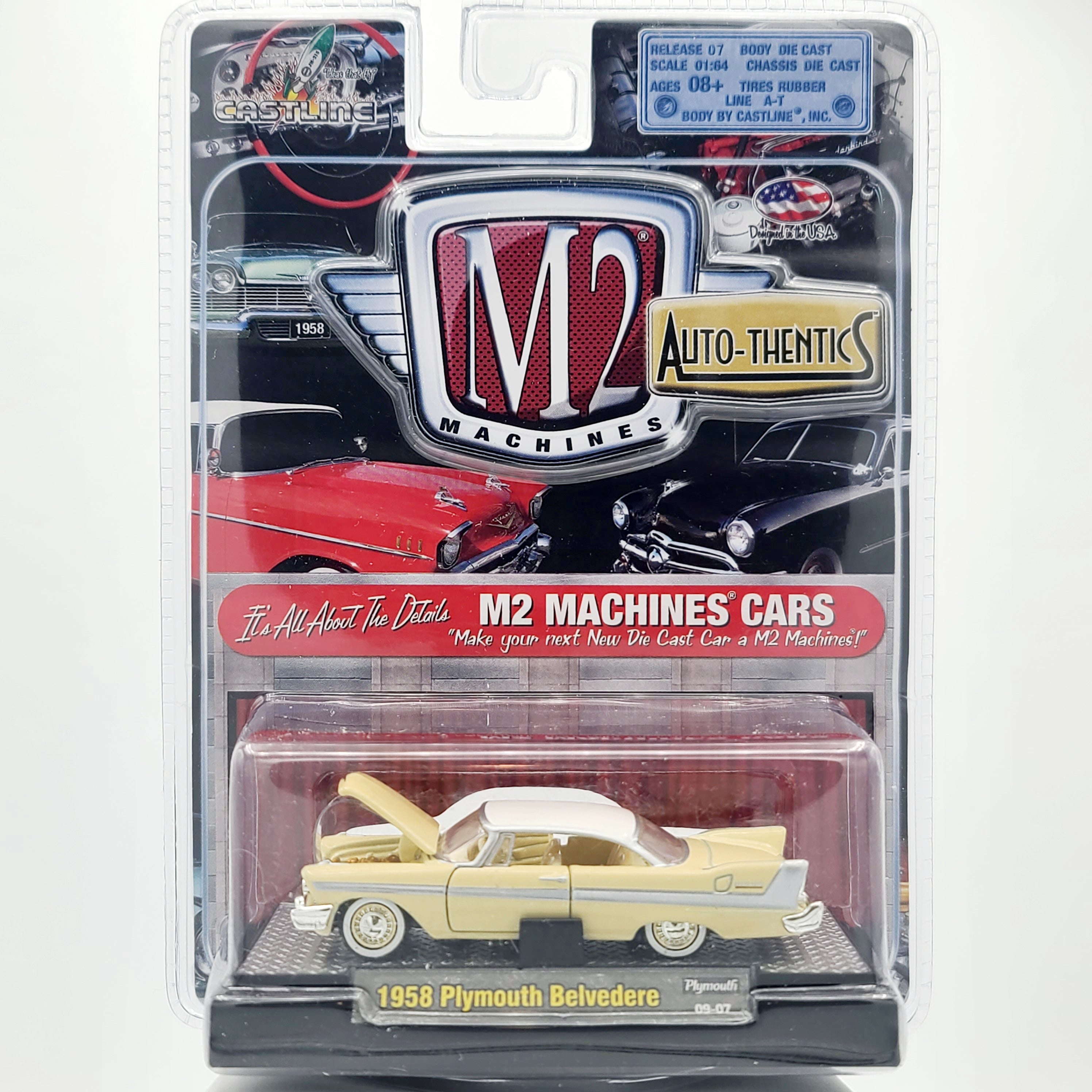 M2 Machines '58 Plymouth Belvedere - 1:64 (2009 Auto-Thentics Rel. 07)